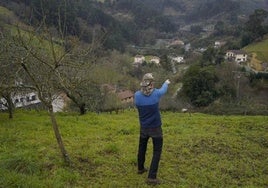 Zona de El Regato por donde irá el viaducto que se ha proyectado en Gorostiza.