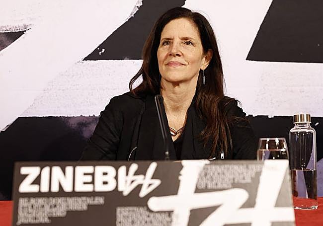 La realizadora Laura Poitras, en Bilbao.