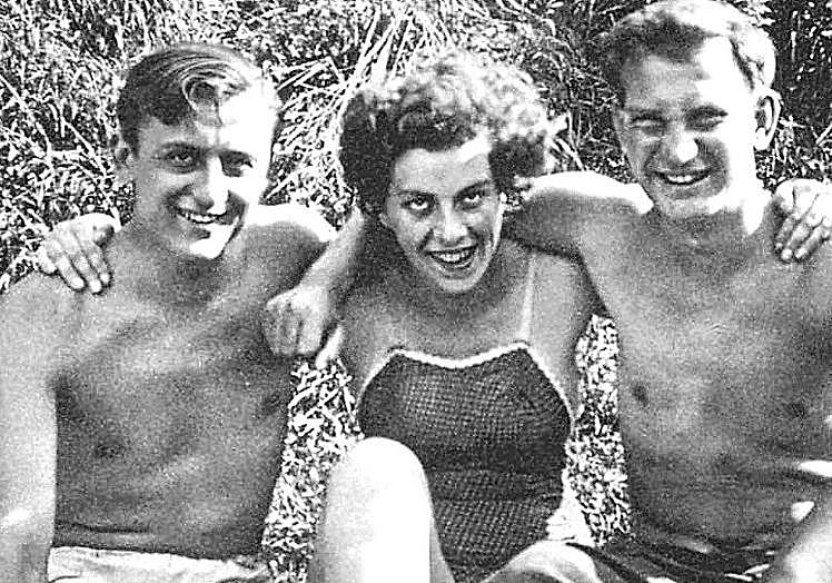 Juventud. El escritor en Heidelberg (logró una beca para trabajar en la universidad) en 1950.