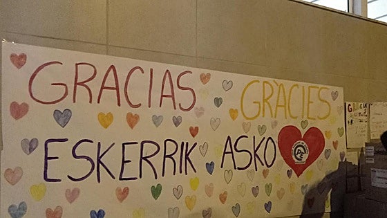 El emotivo mensaje de agradecimiento de los afectados por la DANA a los bomberos de Bizkaia