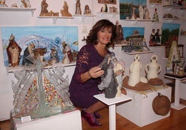 La exposición de belenes del Museo Santxotena se ha celebrado durante 25 años en Artziniega.