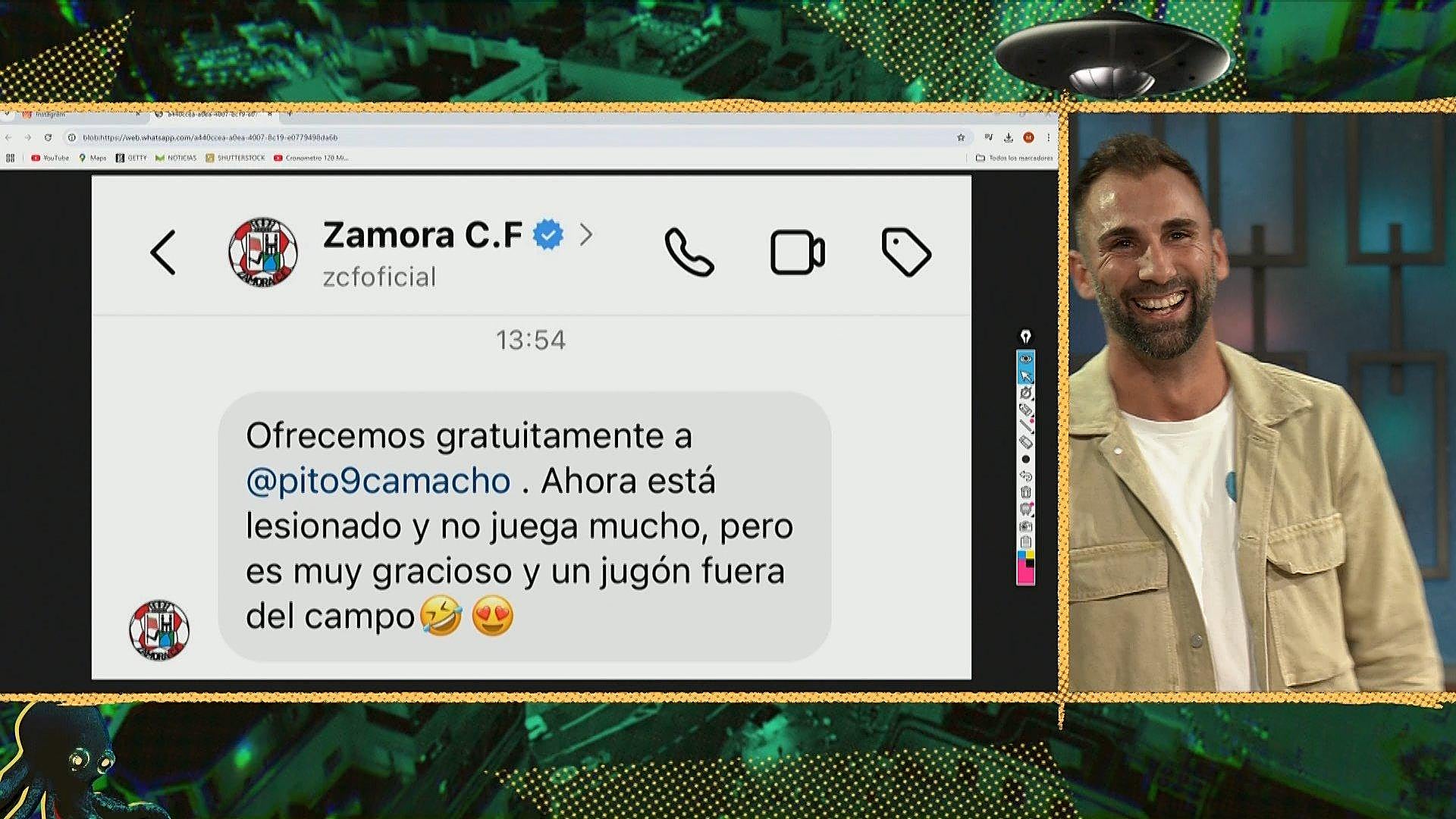 「最もクレイジーな反乱」：面白くて陽気なサモラのサッカー選手ピト・カマーチョ