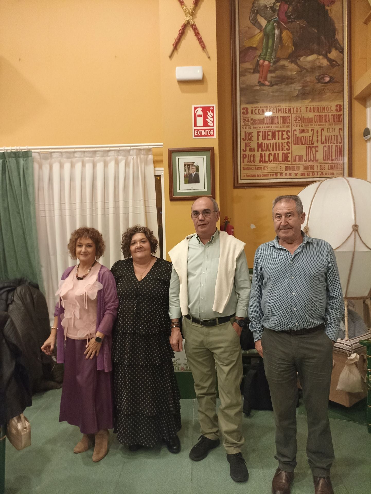 Sara Marcos, Rosa Álvarez, José Antonio Díez y Salvador Maldonado.