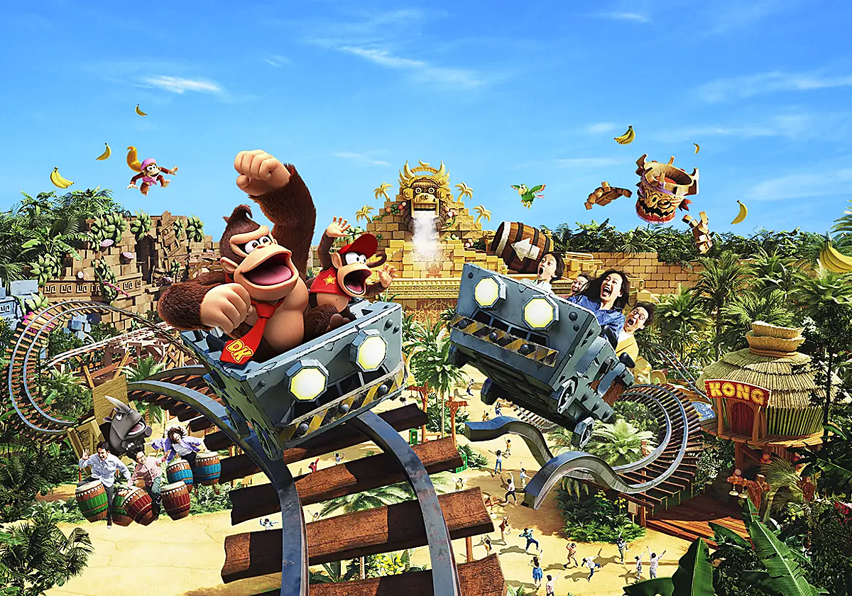 Super Nintendo World muestra su área dedicada a Donkey Kong Country