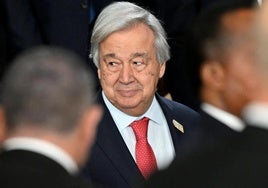 Antonio Guterres, secretario general de Naciones Unidas.