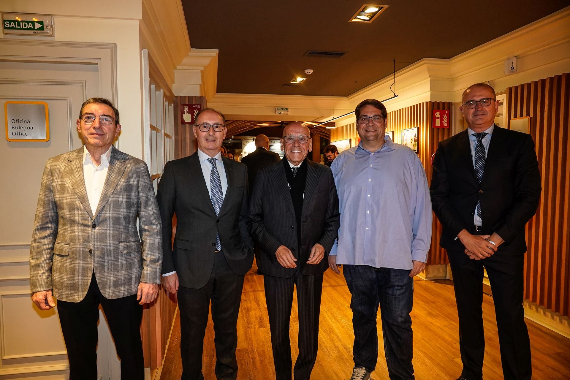 Roberto García, ClaudioRodríguez, Gregorio Rojo, Antonio Expósito y Luis Beltrán de Otálora.