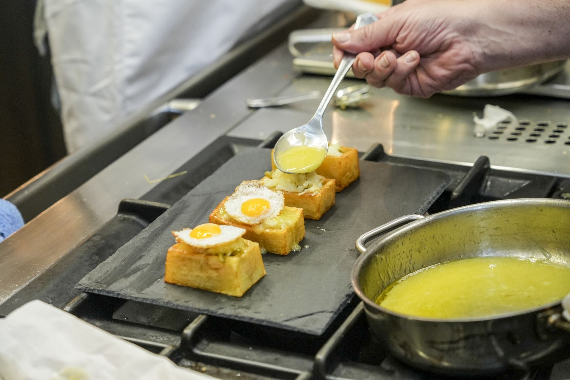 Así fue la cena en Ametza