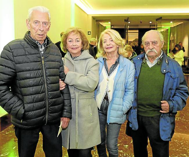 Alfonso Sáiz Valdivieso, María Luisa Bernoy, Mariapi Alza y Julio Alegría.