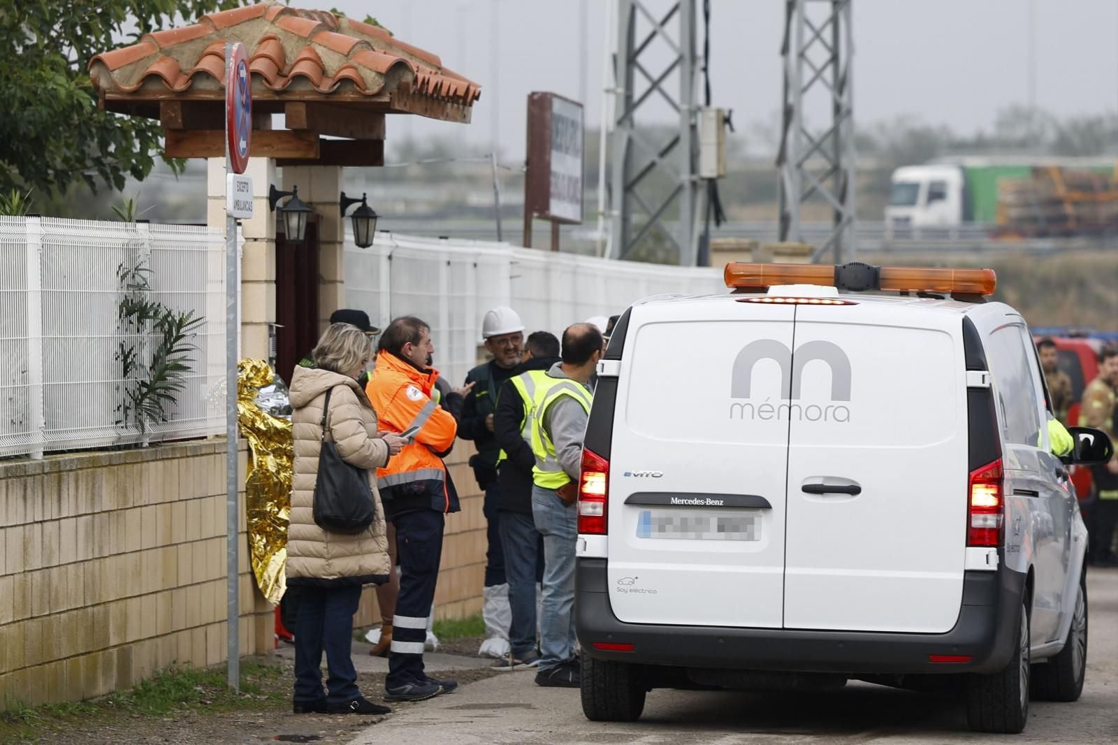 Al menos 10 muertos en un incendio en la residencia de un pueblo de Zaragoza