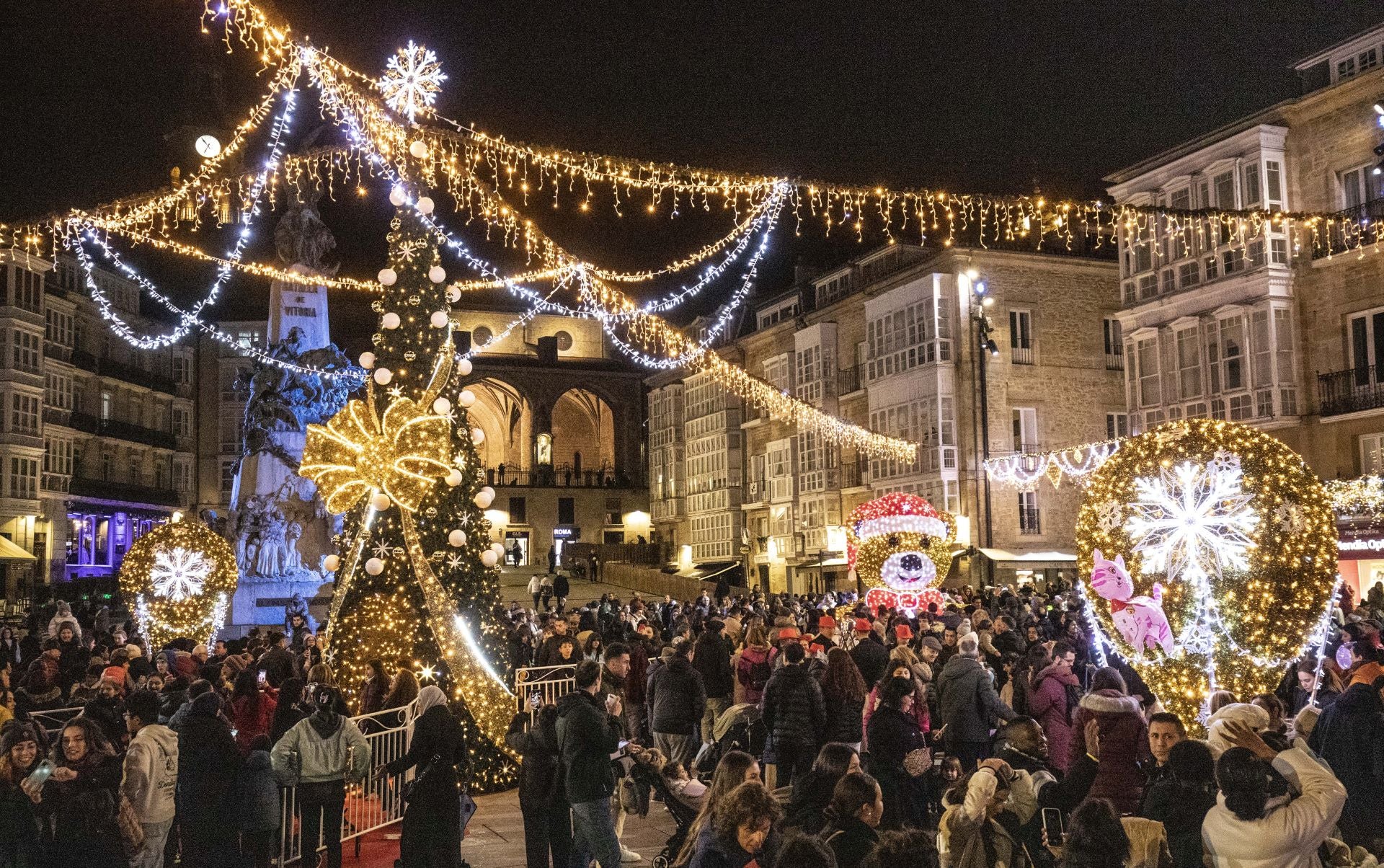 Vitoria enciende las luces de Navidad