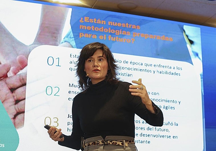 Eva Eguiguren, rectora de la Universidad Euneiz.