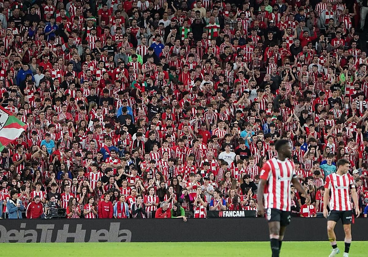 El derbi deja la mejor entrada de la temporada en San Mamés