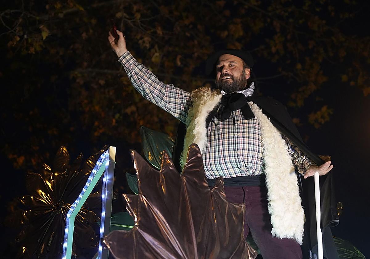 Desfile de Olentzero en la edición de 2023.