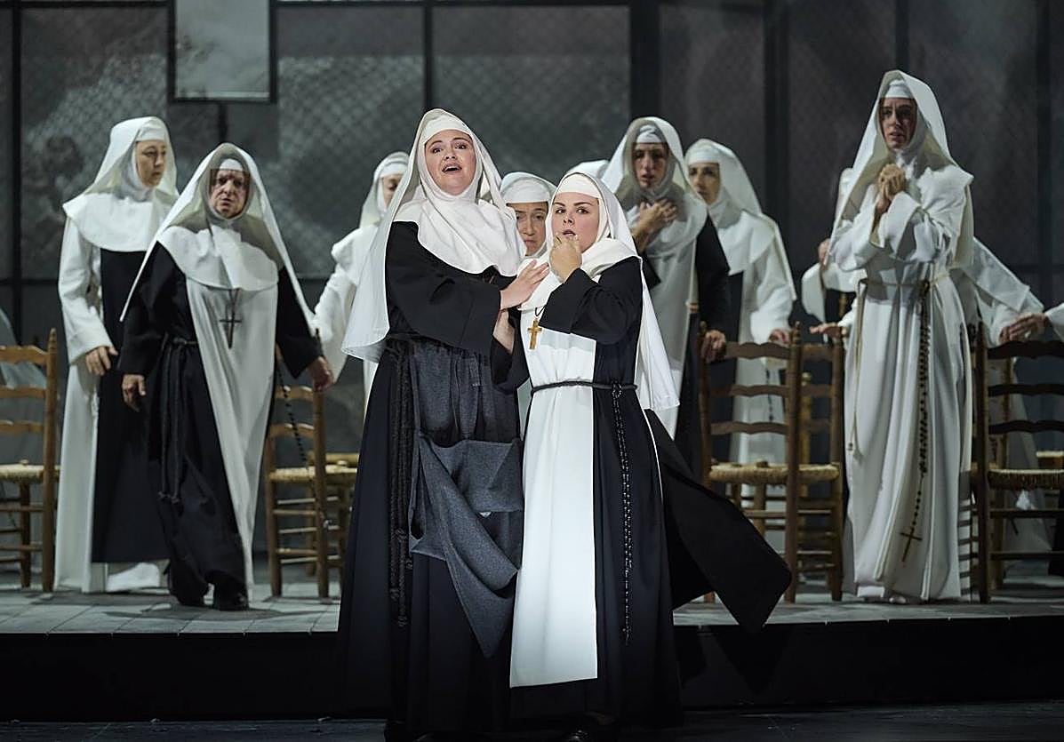 Un momento de la representación de 'Il Trittico'.