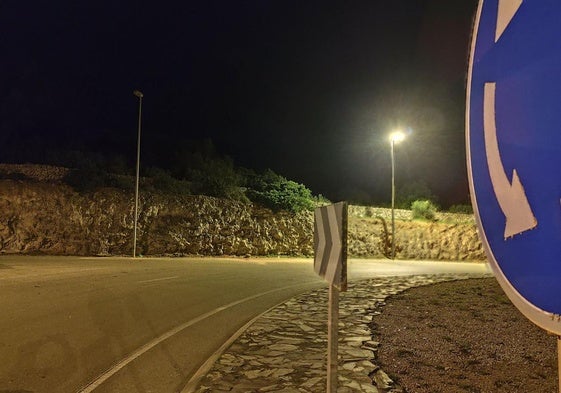 Curva en la que tuvo lugar el luctuoso siniestro, en Menorca.