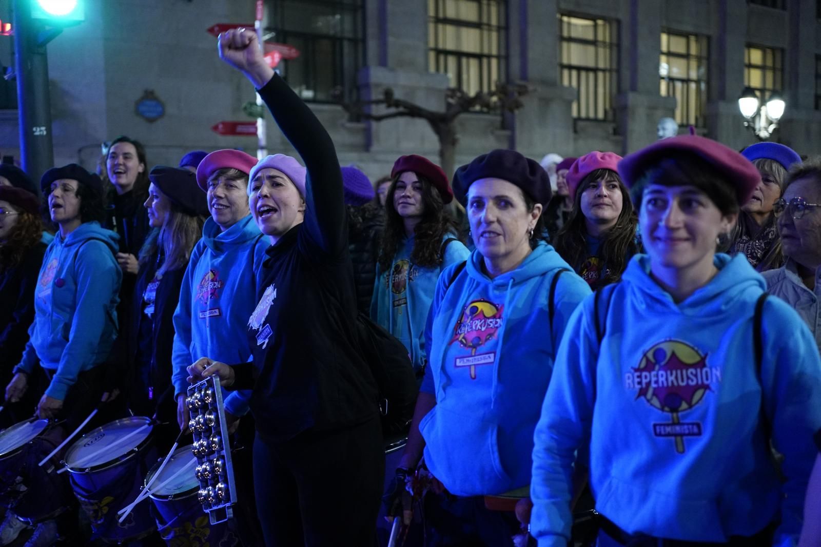 El feminismo toma las calles de Bilbao