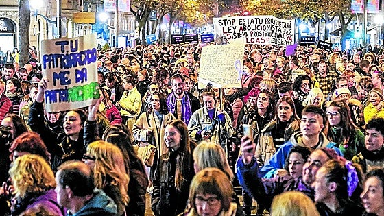 Una gran manifestación recorrerá hoy Bilbao a las 7 de la tarde