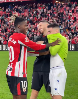 Nico y Sancet bromean con Barrenetxea