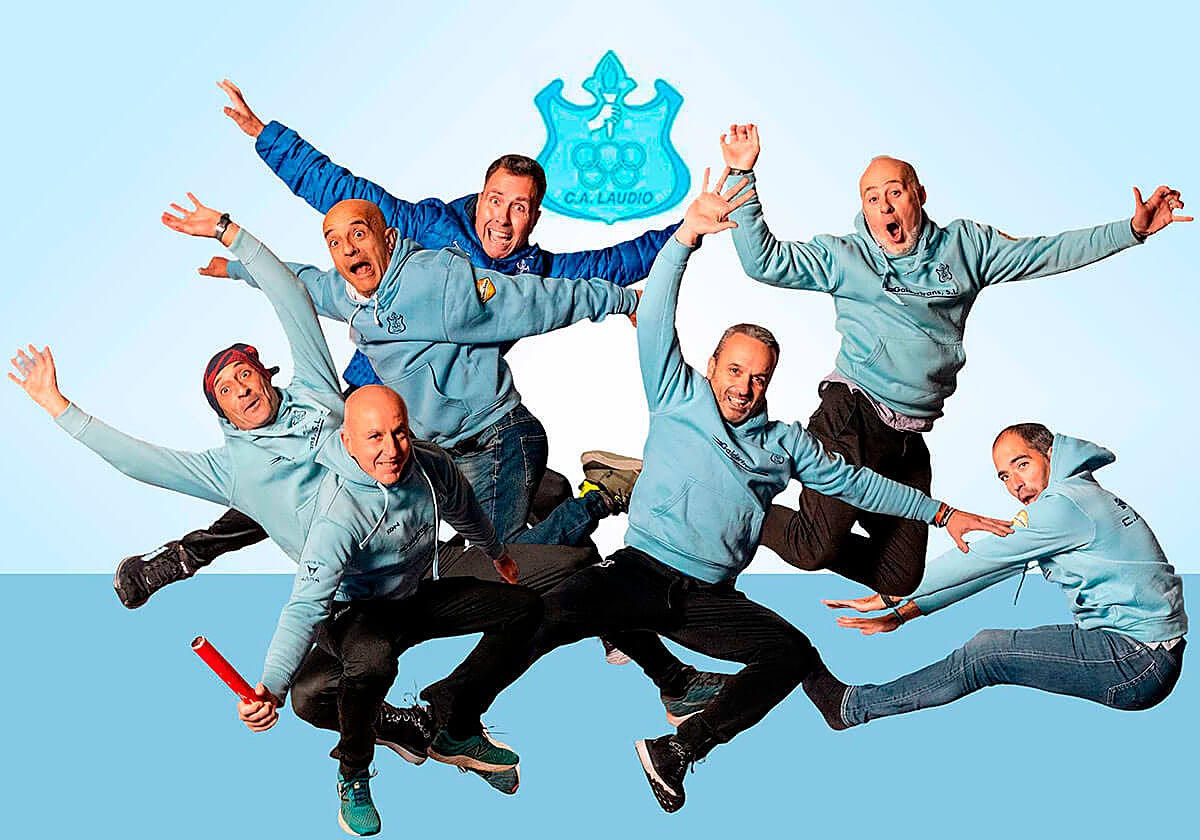 Alberto Talledo, Igor Camino, Víctor Martín, Iñigo Rodríguez, Tomás Laso, Antonio Herrero y Fernando Álvarez.