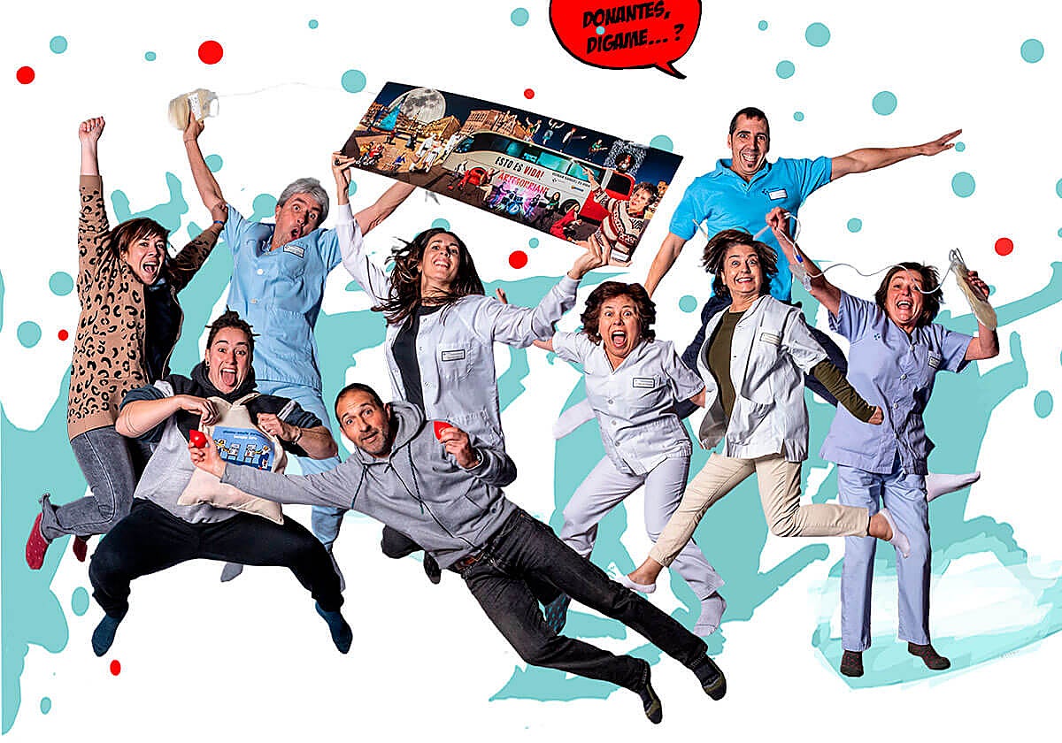 Mari Paz Salazar, Leire Berzosa, Jon Larrañaga, Eider Martínez, Carlos Zulaica Galdos, Aiala Elorza, Lourdes Linares, Iker Díez Asensio y Yolanda Corada.