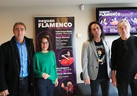 Presentación del ciclo Neguan Flamenco este martes.