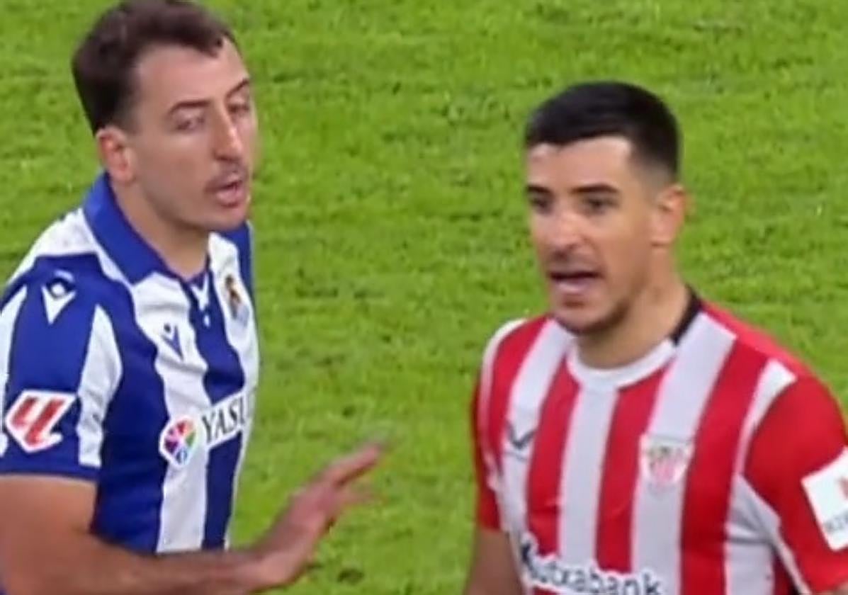 Oyarzabal a Yuri tras su pique en el derbi de San Mamés: «Allí vamos luego»