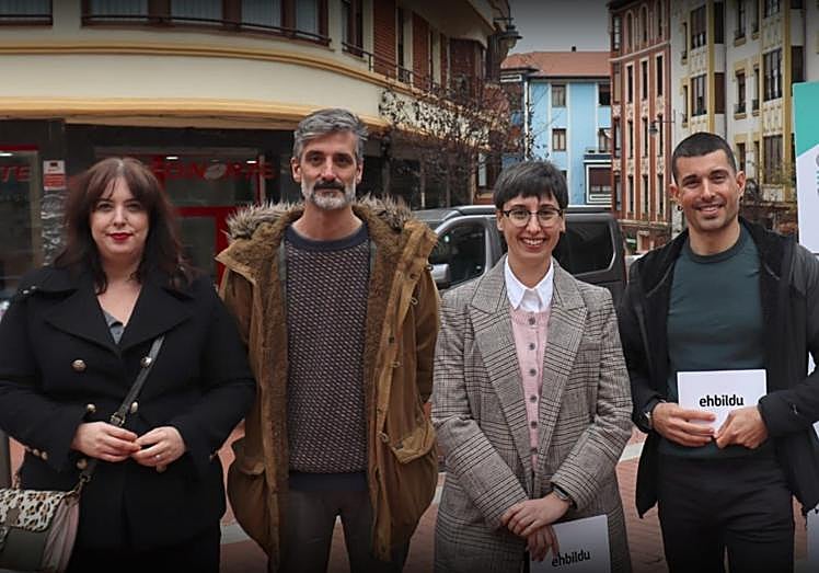 Oihane Henales, Joxi Martín, Eneritz Manzisidor y Koldo Plazas.