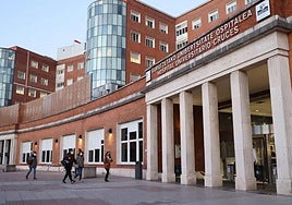 Vista del hospital de Cruces.