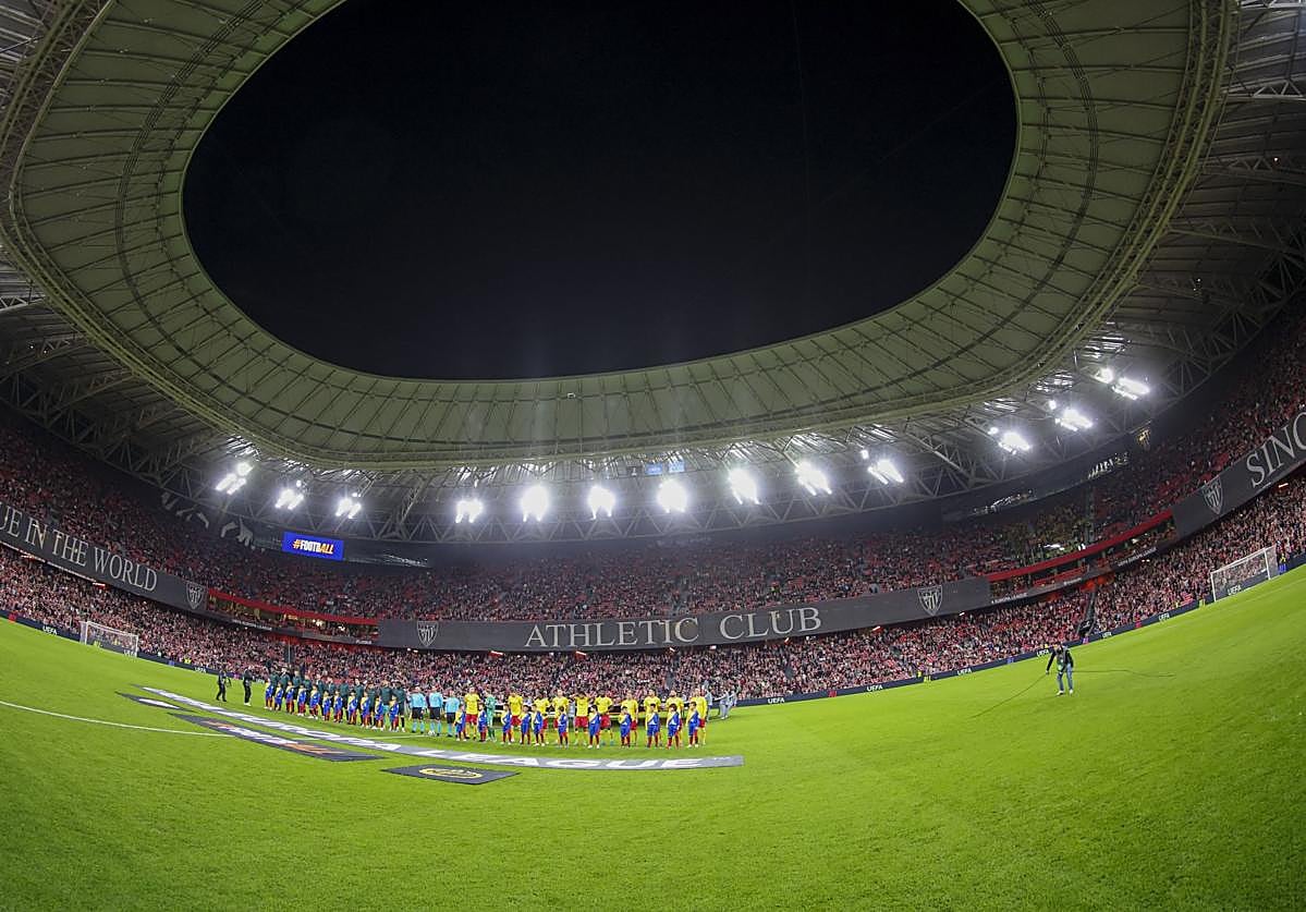 Vista interior de San Mamés.