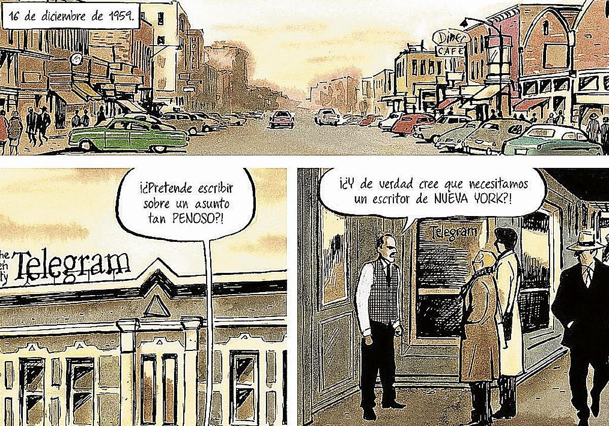 Solvencia. El dibujante narra con eficacia y claridad una historia compleja.