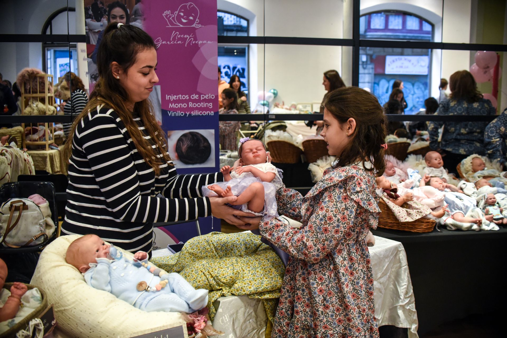 Los bebés Reborn conquistan Bilbao