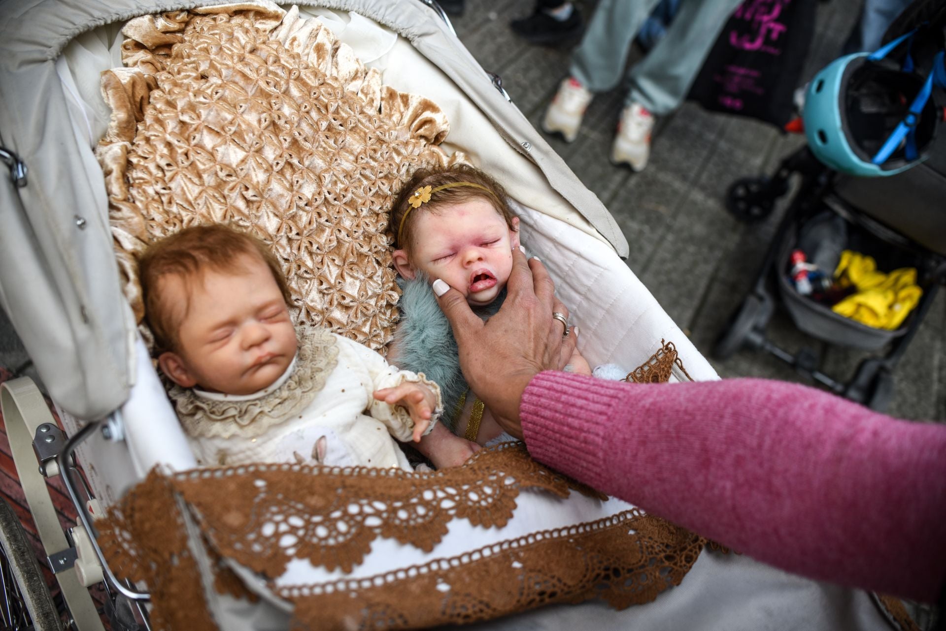 Los bebés Reborn conquistan Bilbao