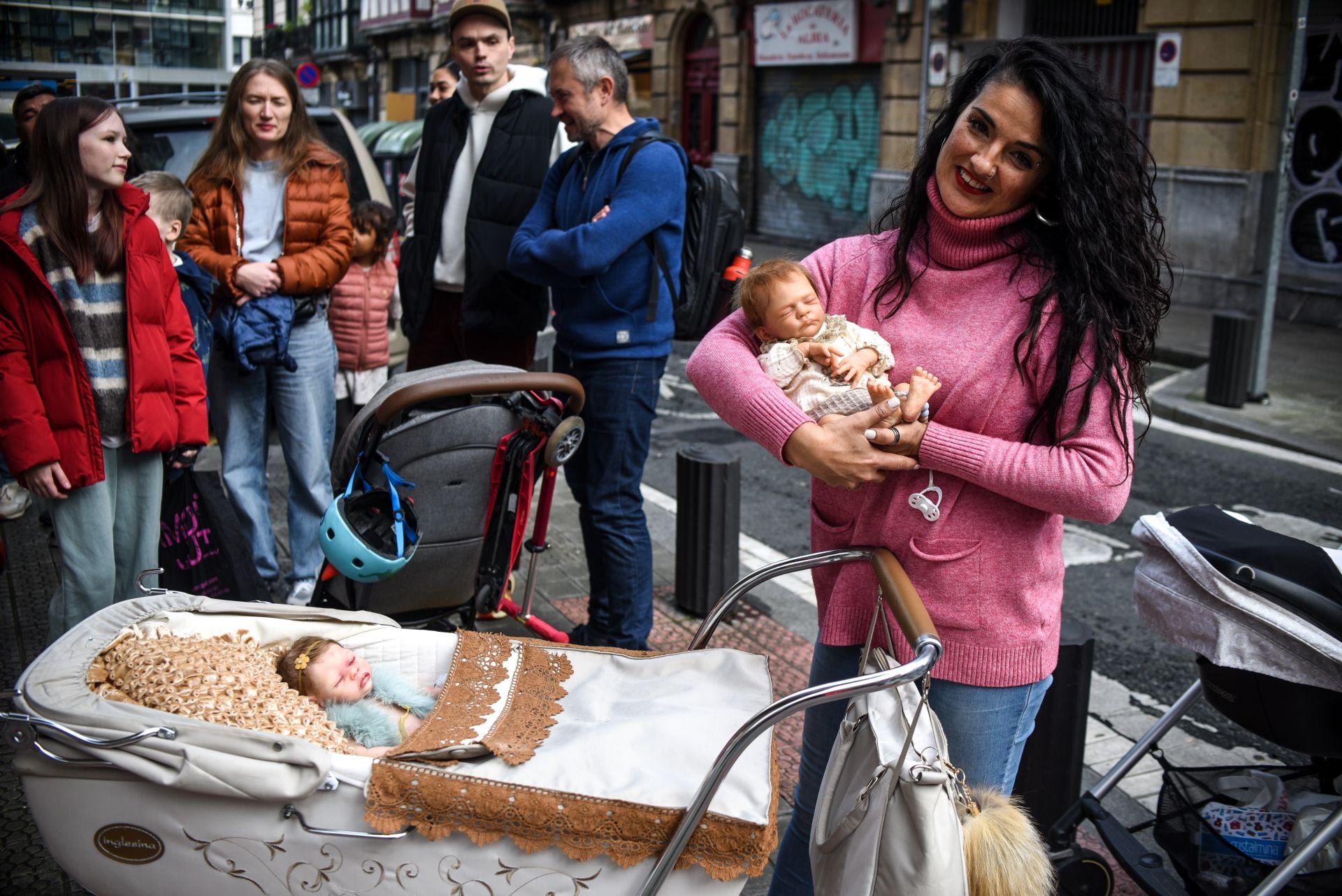 Los bebés Reborn conquistan Bilbao