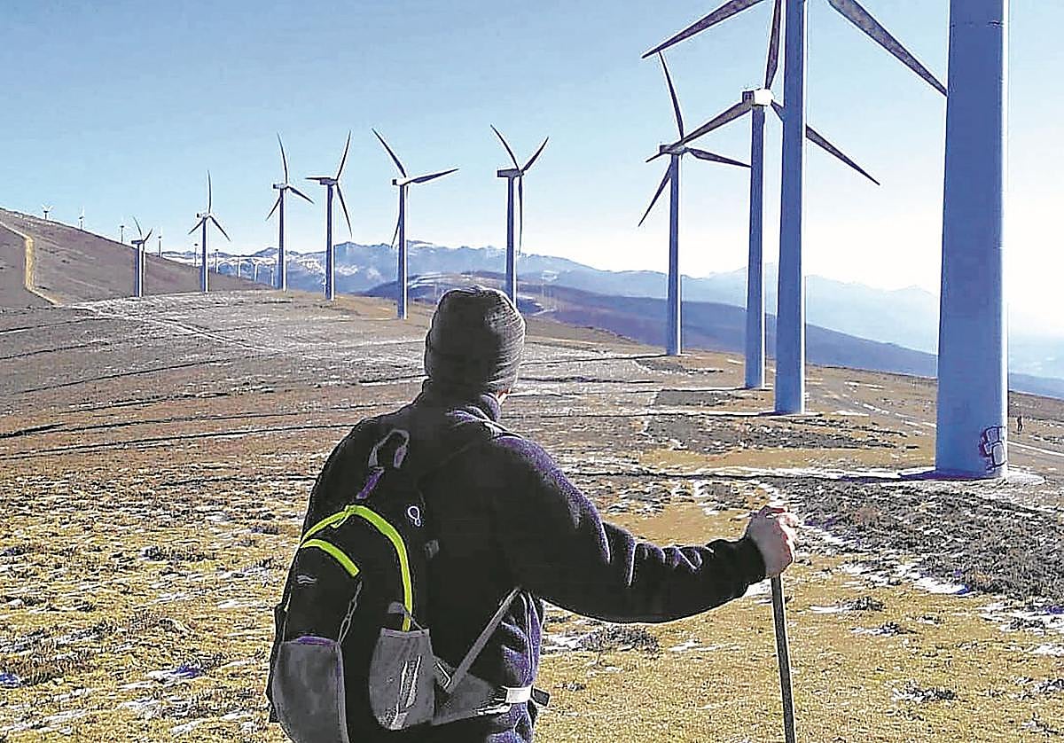 Sierra de Elguea. Álava concentra todos los parques eólicos de Euskadi salvo el del Puerto de Bilbao y el del monte Oiz.