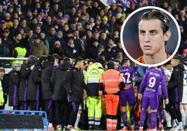 Susto en Italia: suspendido el Fiorentina-Inter de Milán tras desplomarse Edoardo Bove en pleno partido