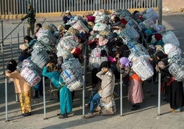 Una carga de agua