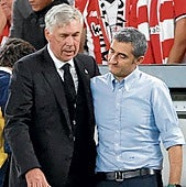 «El Athletic es un gran rival, lo está haciendo muy bien. Será un partido complicado, como siempre», dice Ancelotti