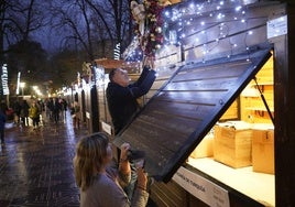 La apertura del mercado navideño el año pasado.