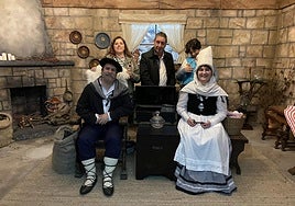 La casa de Olentzero y Mari Domingi se podrá visitar en Basauri hasta el próximo 23 de diciembre.