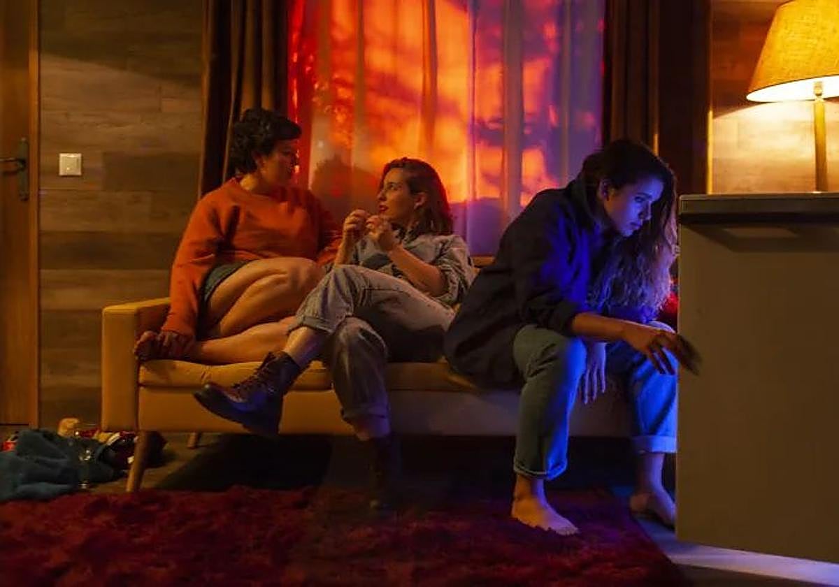 Natalia Fernandes, Teresa Garzón y Belén Martí Lluch, protagonistas de la pieza.