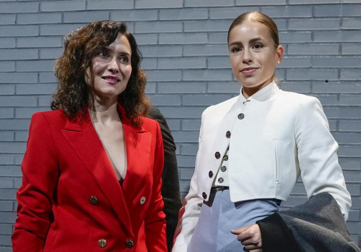 La novillera Olga Casado a Isabel Díaz Ayuso: «Es todo un referente para mí y toda mi generación»