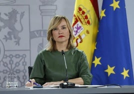 La portavoz del Gobierno, Pilar Alegría.