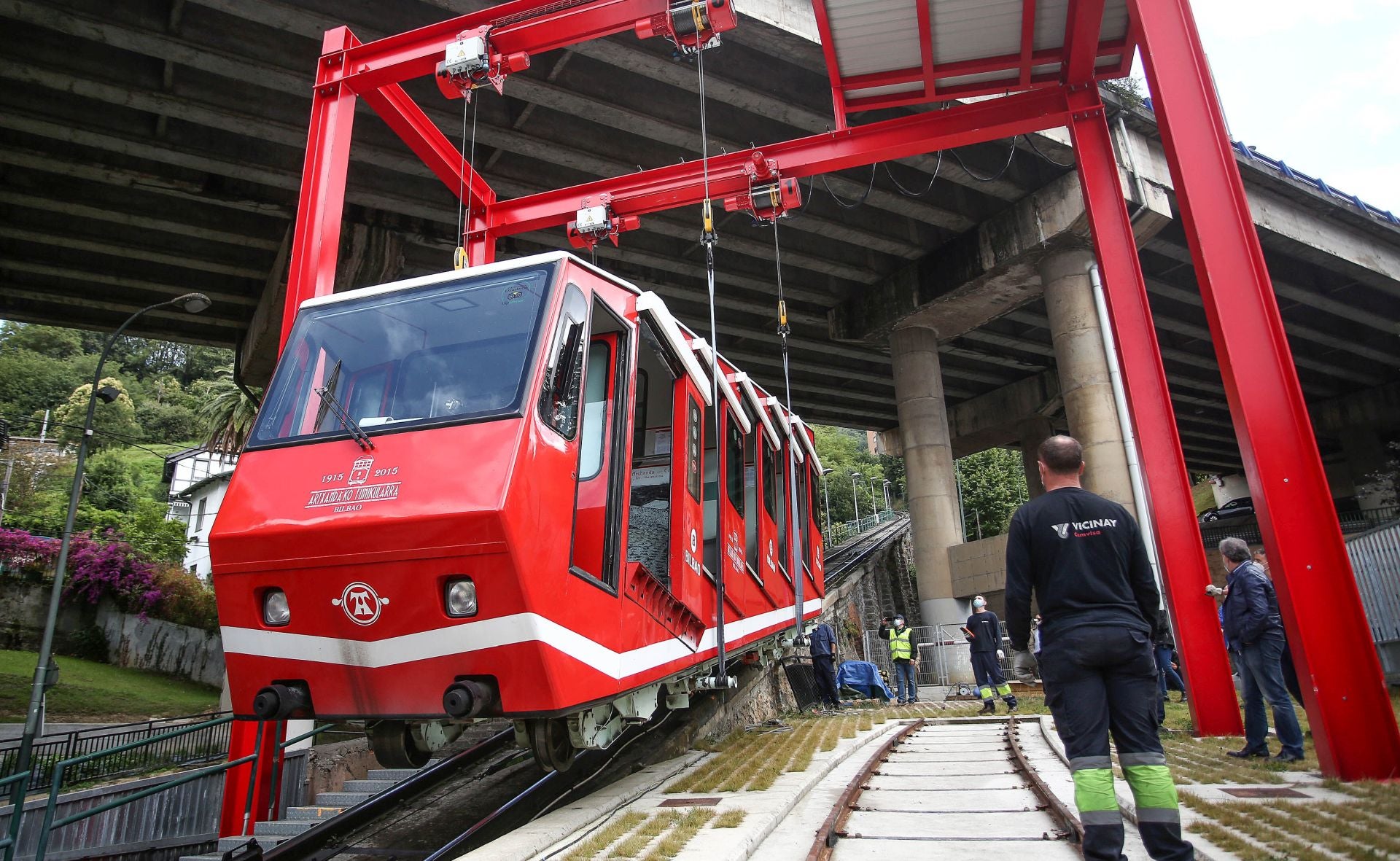 El funicular de Artxanda estará fuera de servicio tres días de la próxima semana