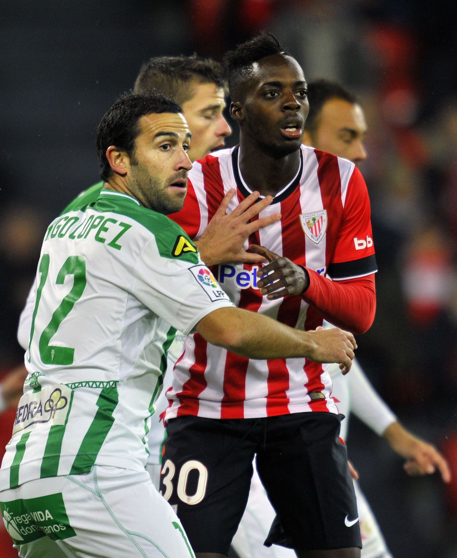 Es el debut de Iñaki Williams. Hoy hace diez años. Fue contra el Córdoba. El Athletic perdió y él portó el dorsal '30'.