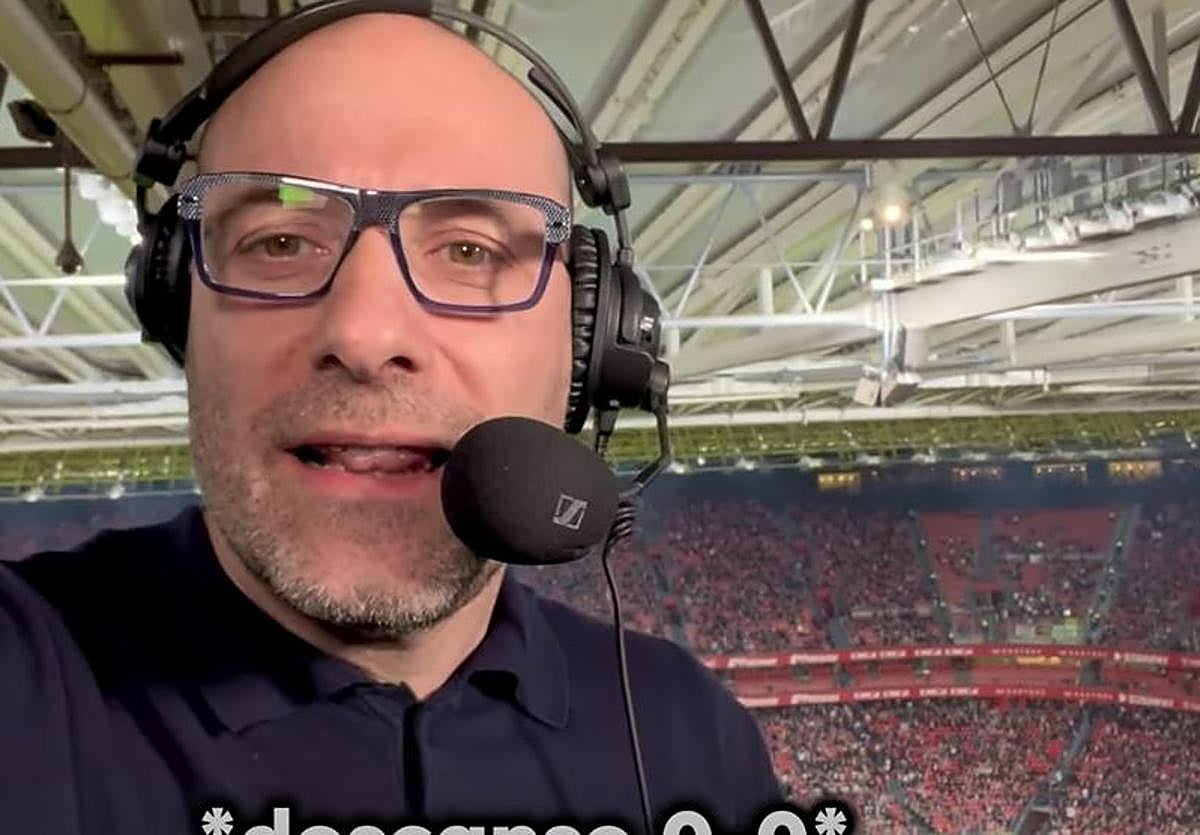 Así se vive en primera persona una narración en San Mamés: «Que nadie se enfade, es el mejor estadio de la Liga»