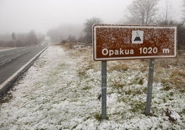 La nieve vuelve a Álava