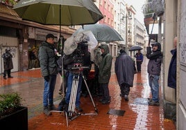 La producción ya filmó escenas en Cercas Bajas ayer