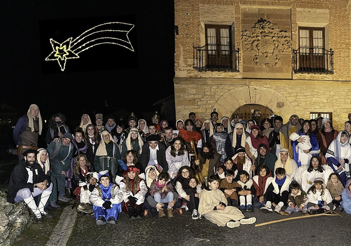 Imagen del Belén viviente de Zurbano.