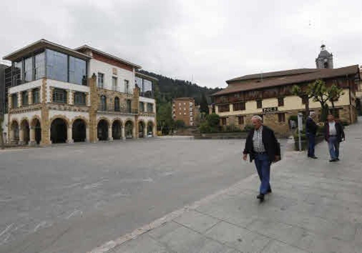 Vista del Ayuntamiento de Arrigorriaga