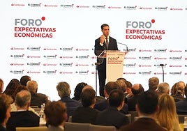 Imanol Pradales en el Foro Expectativas Económicas de El Correo.